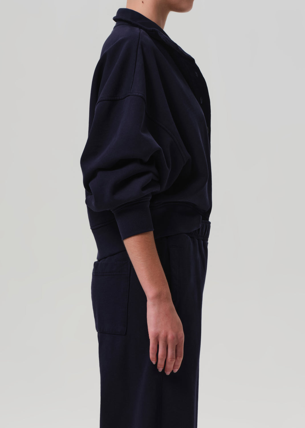 Mirelle Funnel Neck - Navy