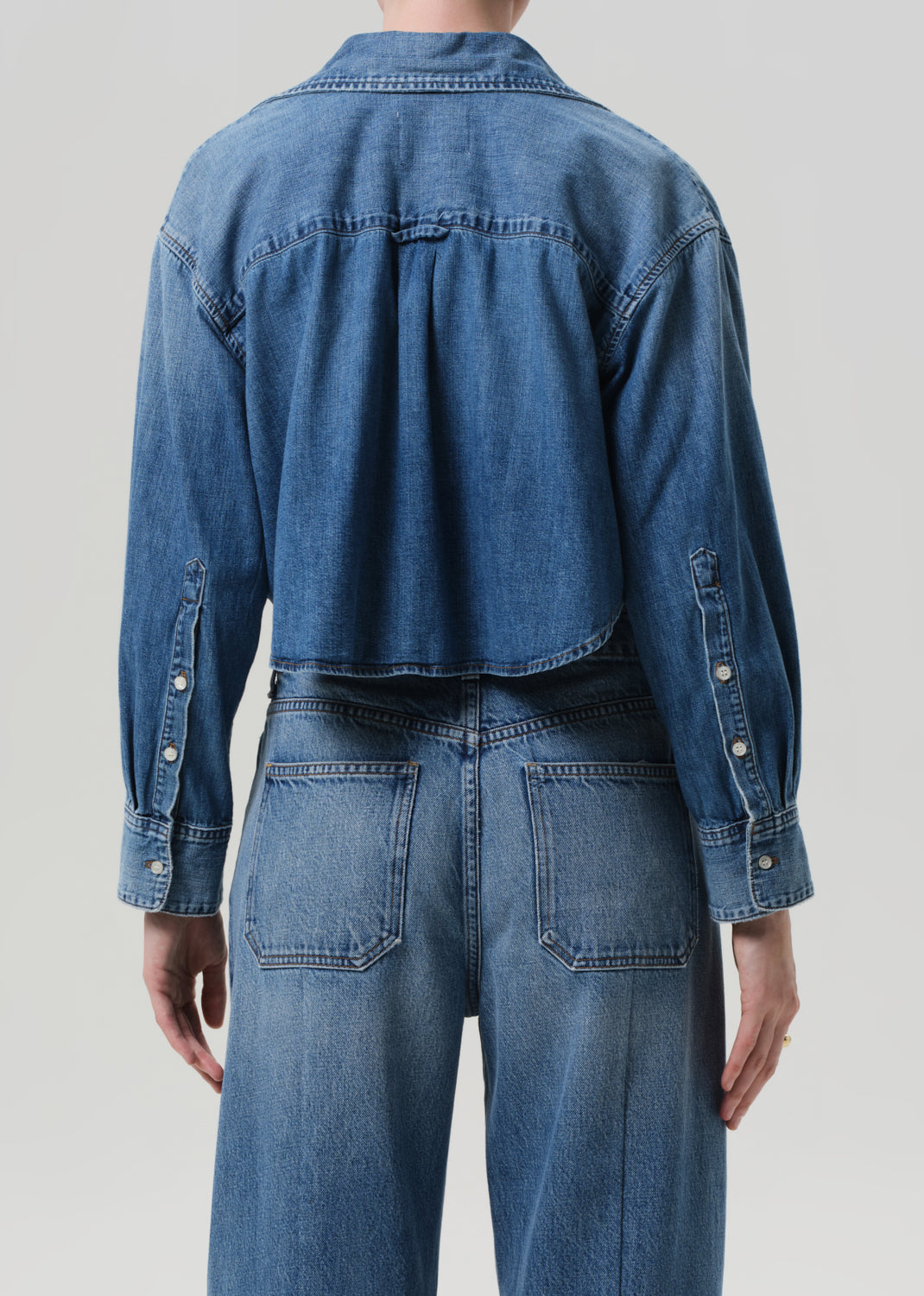 Ana Cropped Shirt - Somerset