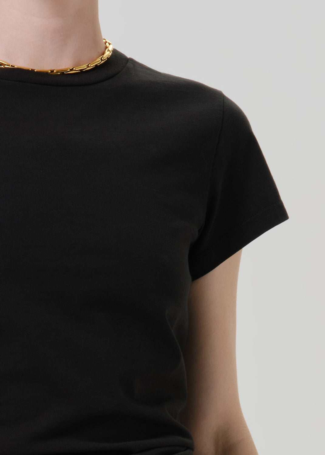 Citizens of Humanity Kai Baby Tee in Juniper - styled view