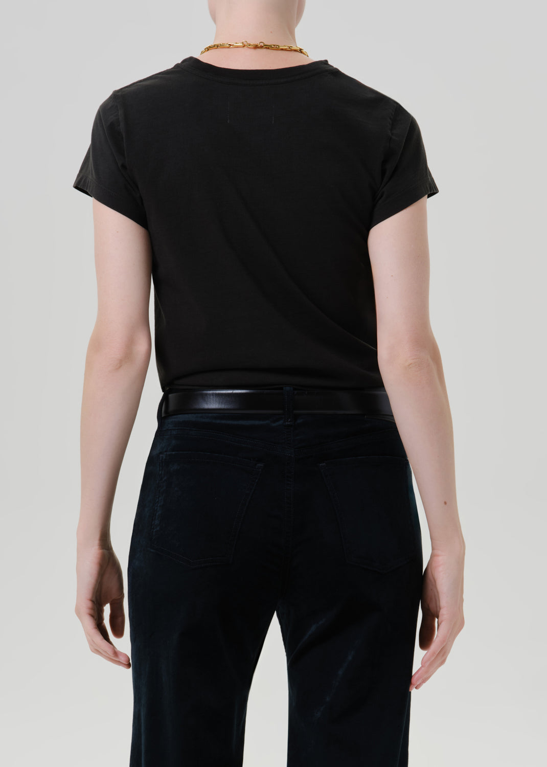Citizens of Humanity Kai Baby Tee in Juniper - back view