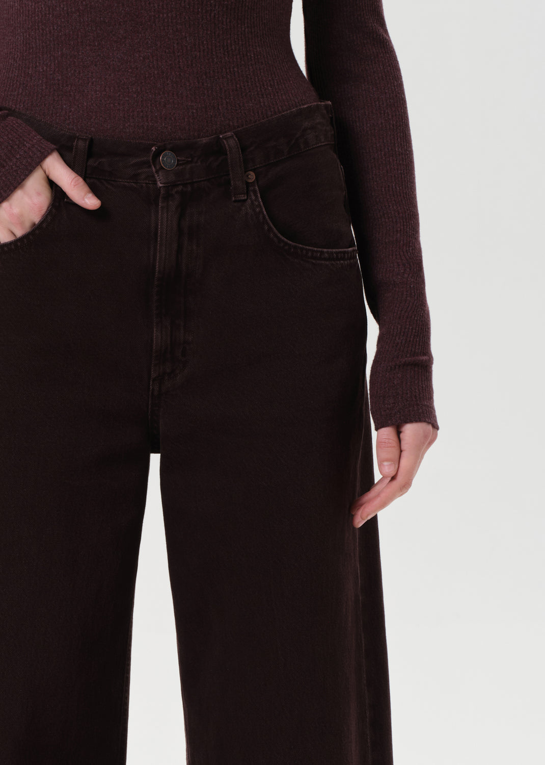Low Curve Jean - Sloe Berry