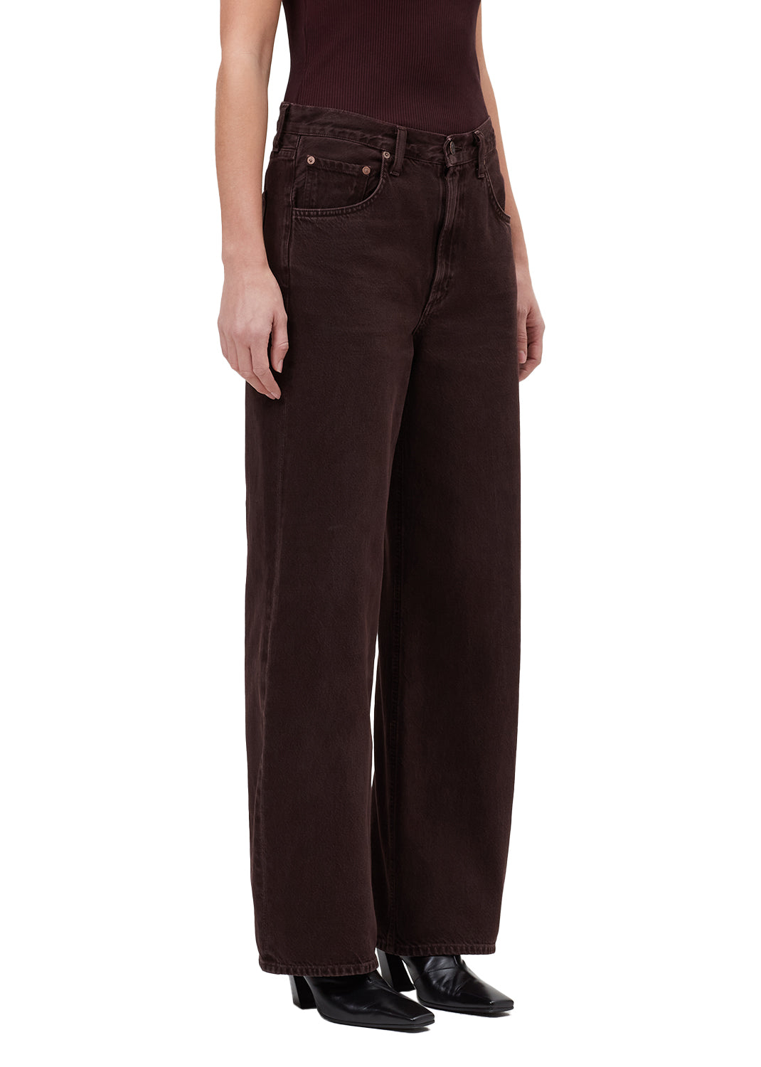 Low Curve Jean - Sloe Berry