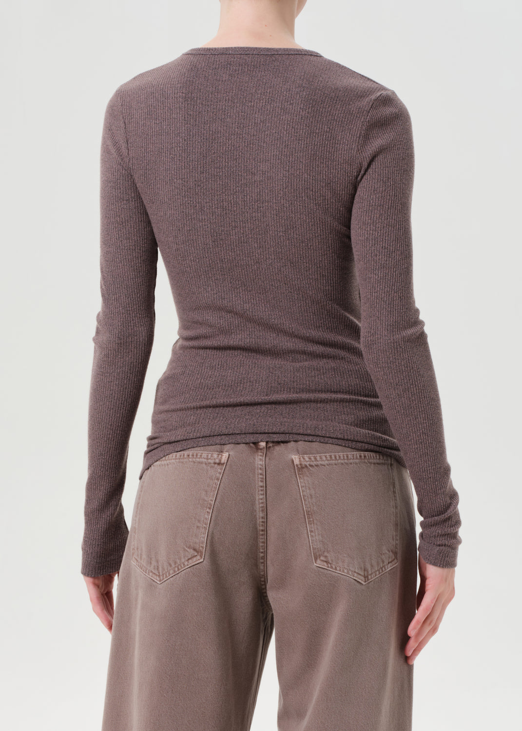 Delphi Slim Tee - Ceramic
