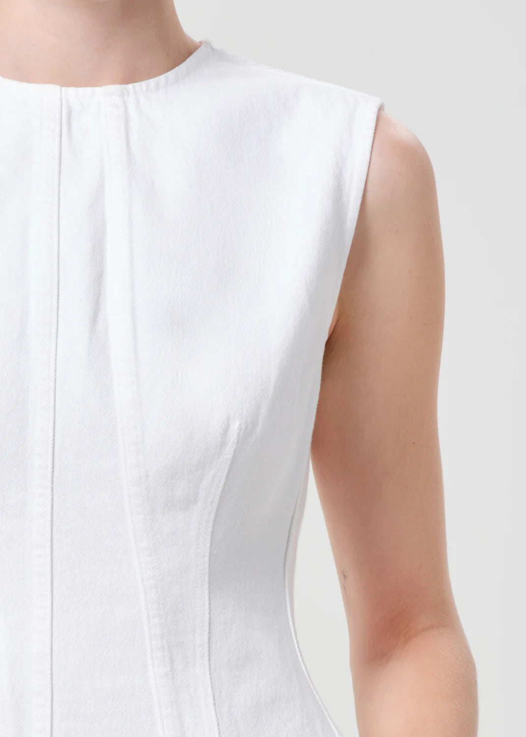 Corbin Denim Shell Shirt - Marshmallow