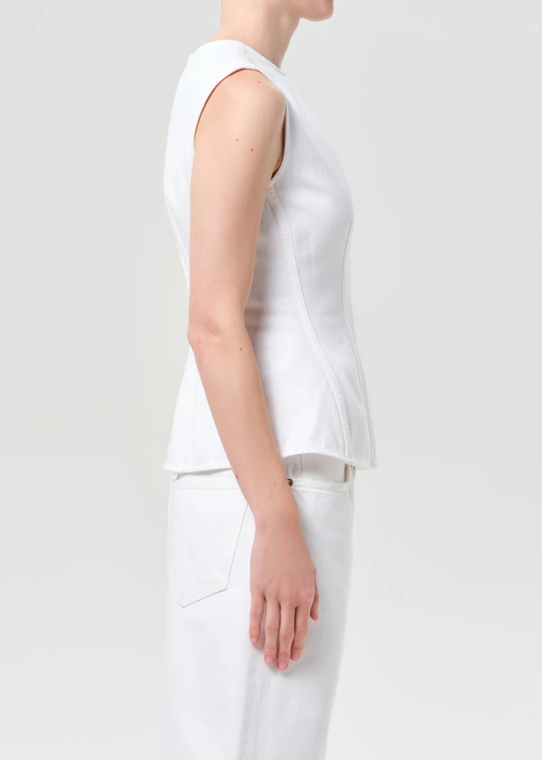 Corbin Denim Shell Shirt - Marshmallow