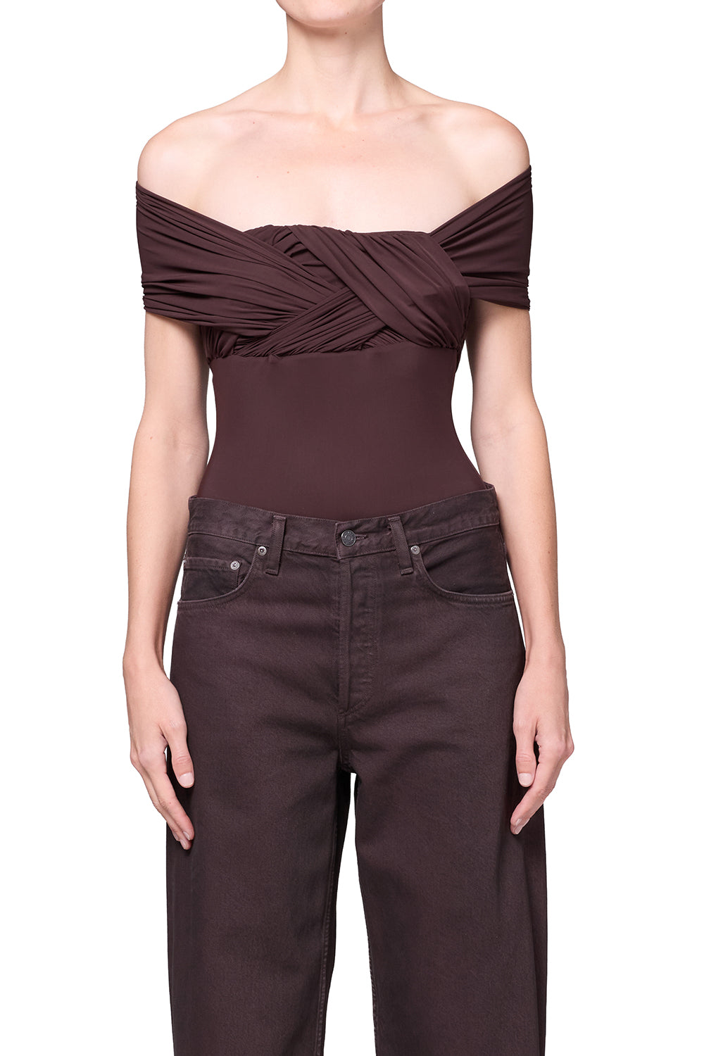 Stam Bodysuit - Chocolate