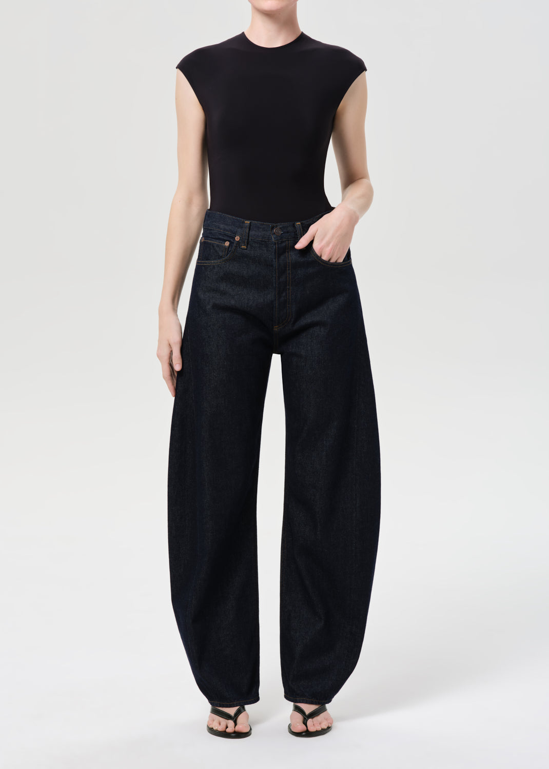Luna Pieced Jean - Rinse