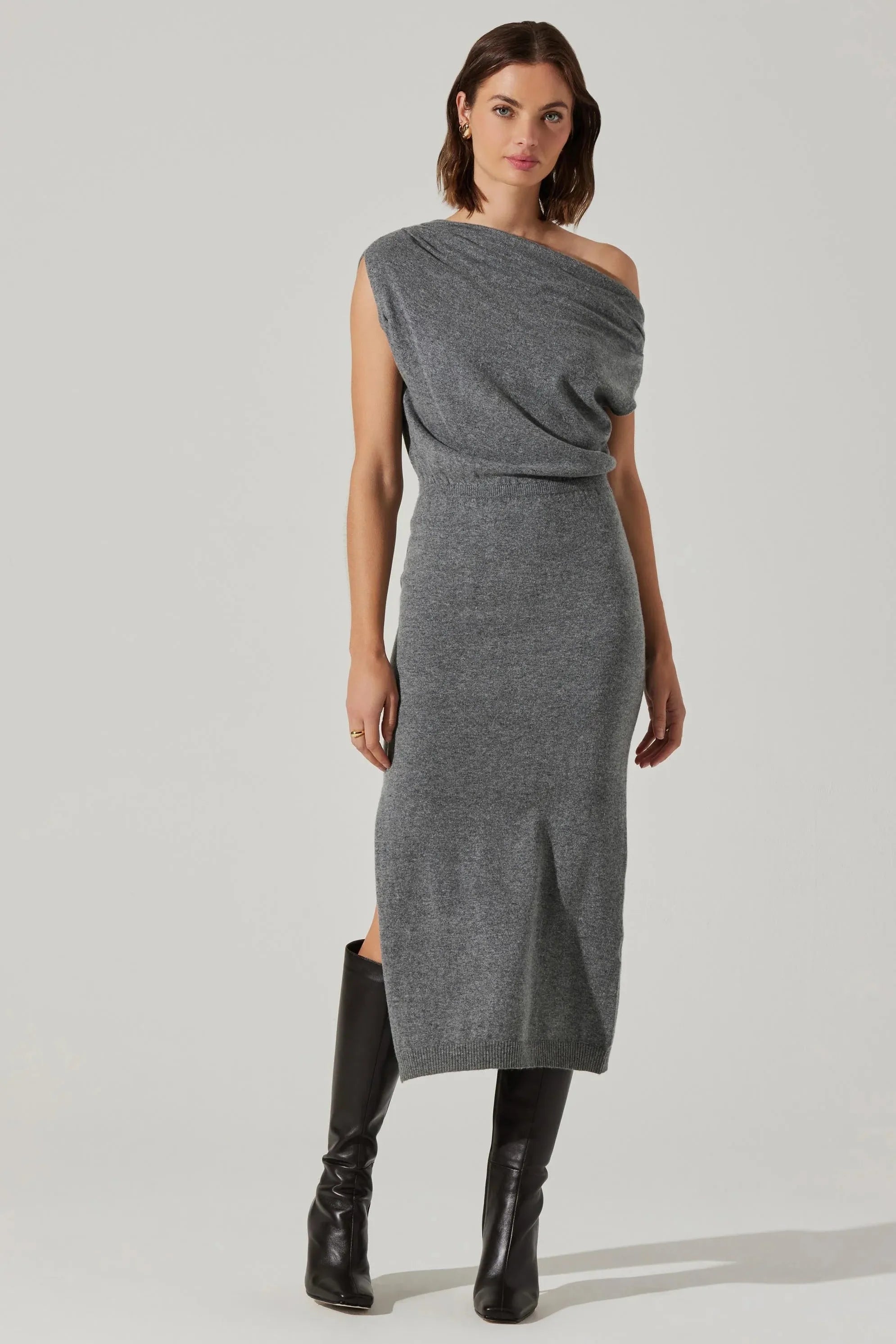 Midi sweater dress