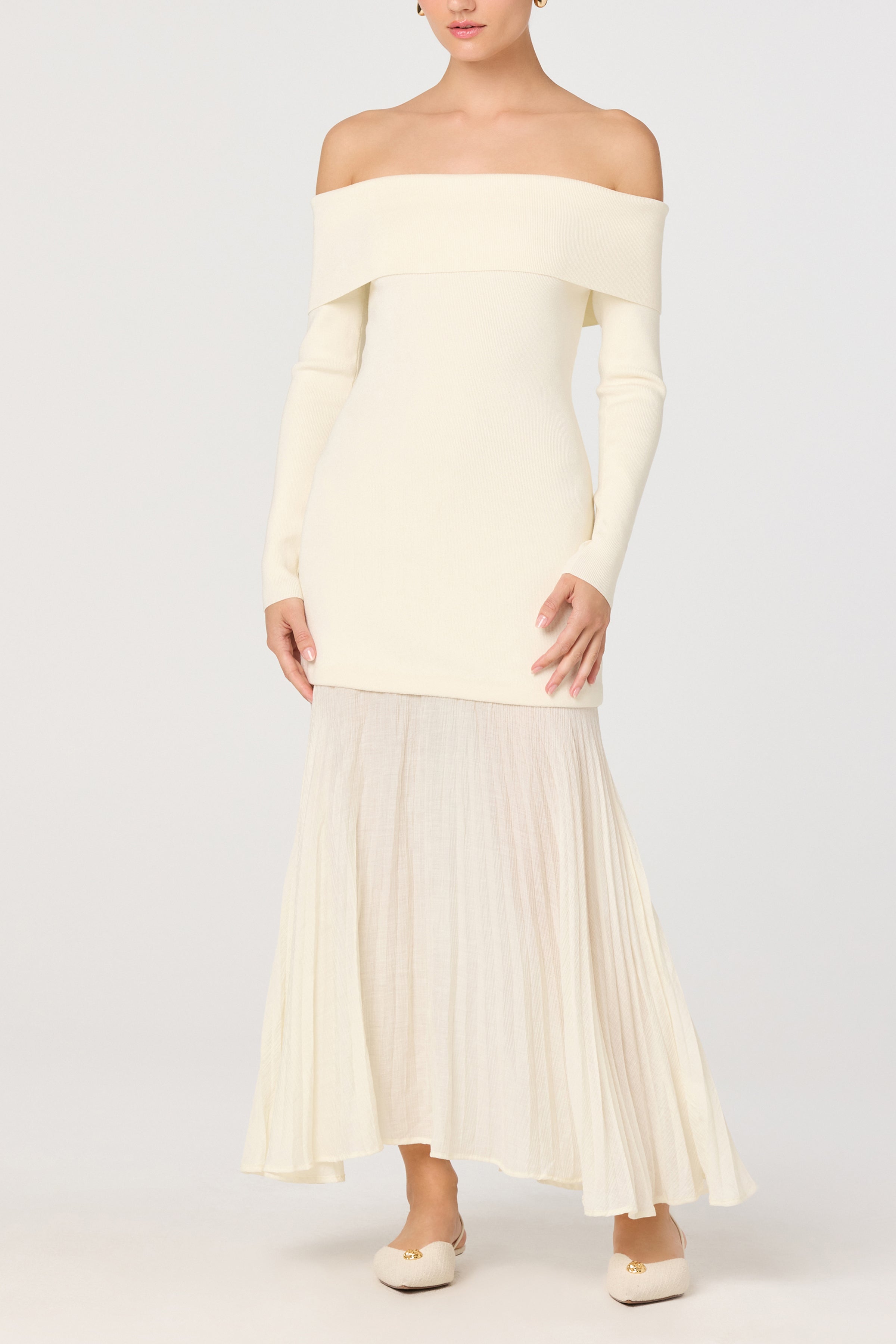 Lidia Dress - Cream