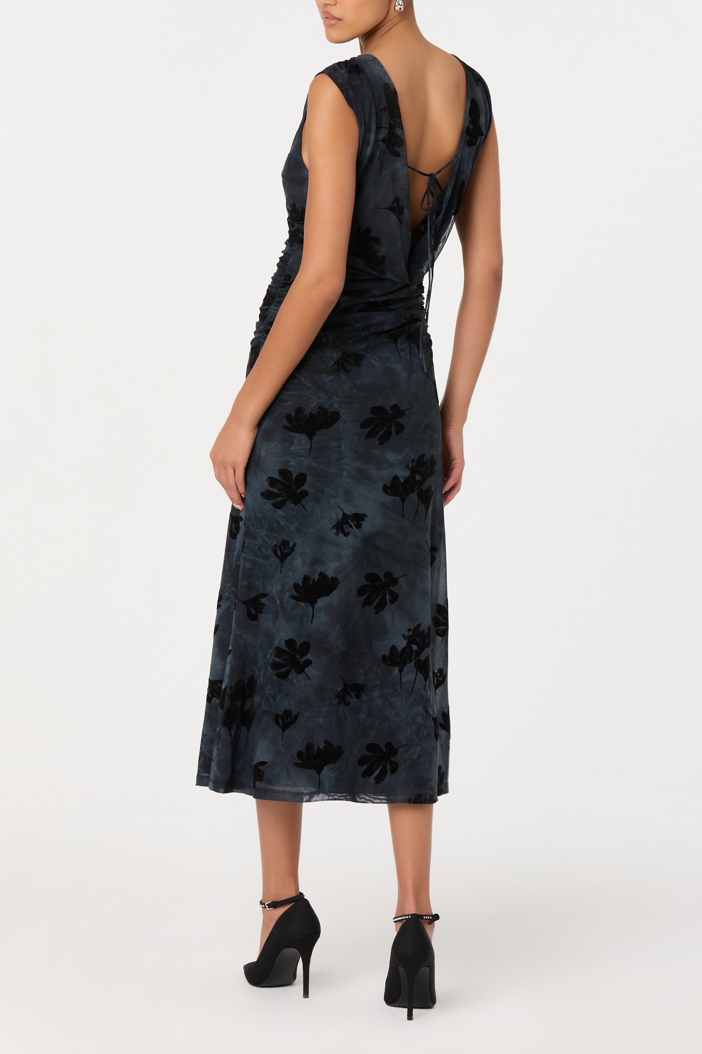 Tionne Dress - Teal Black