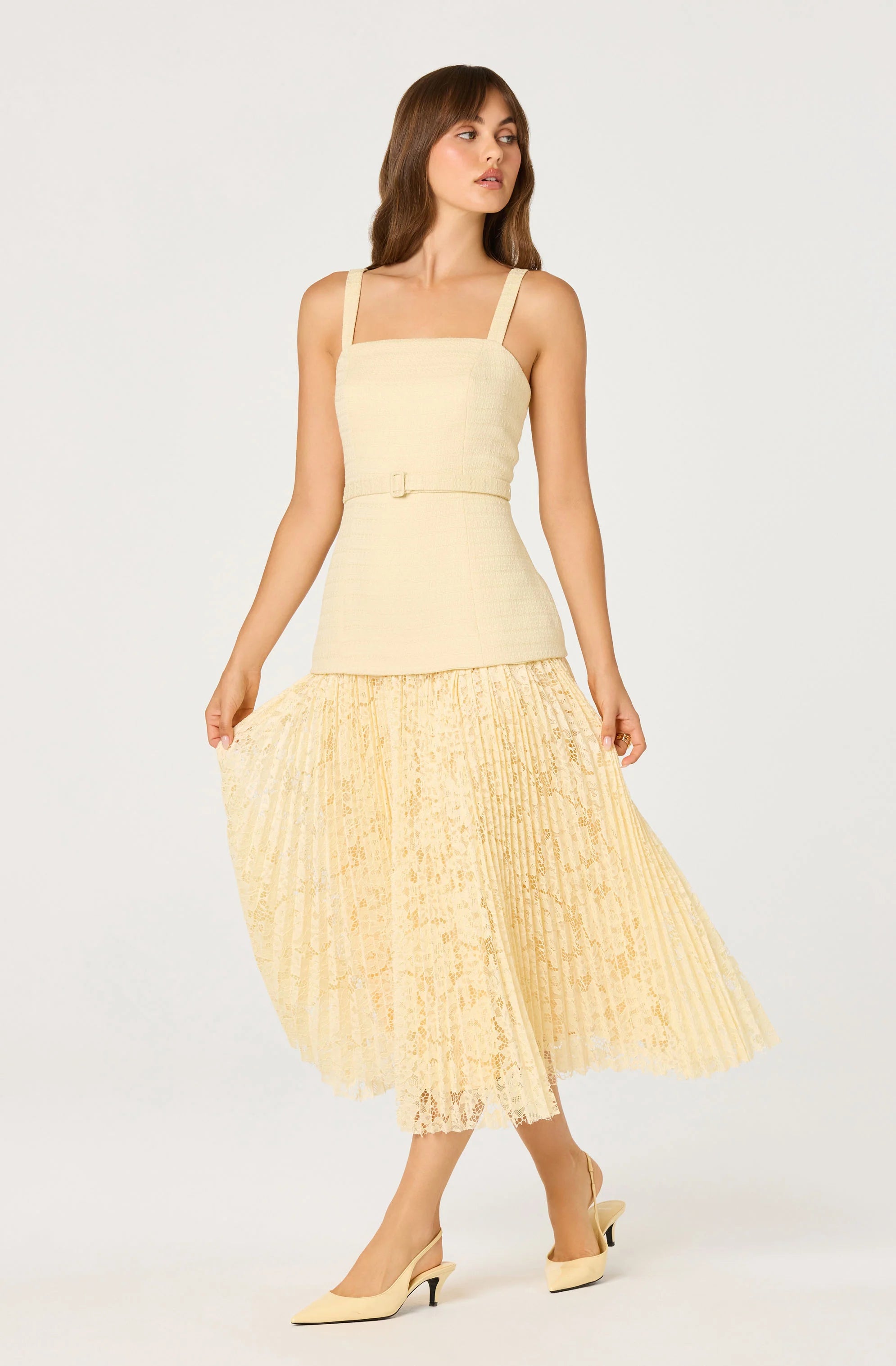 Caitlin Dress - Yellow