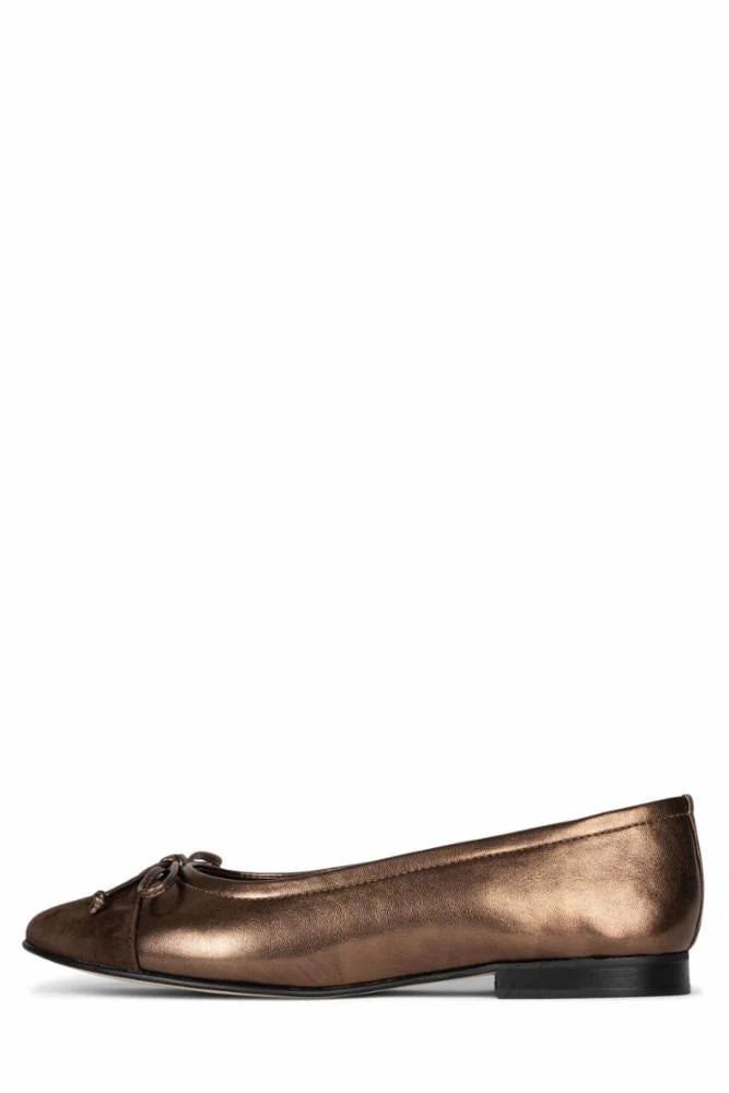 brown ballet flat