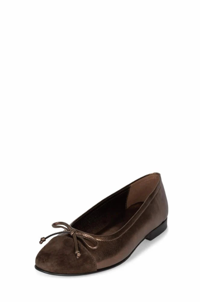 Arabesque Ballet Flat - Dark Brown