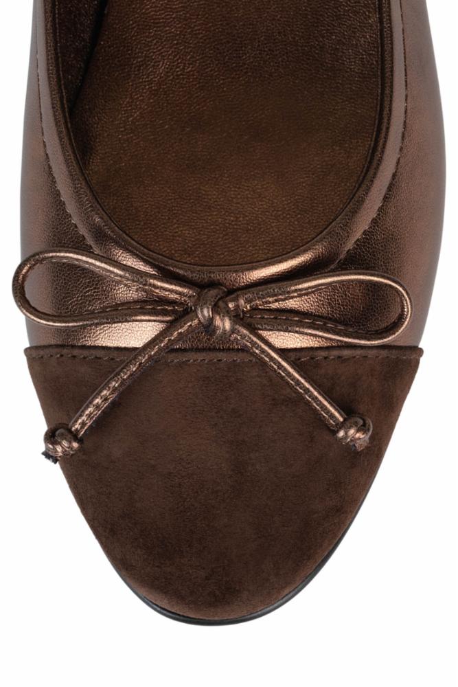 Arabesque Ballet Flat - Dark Brown