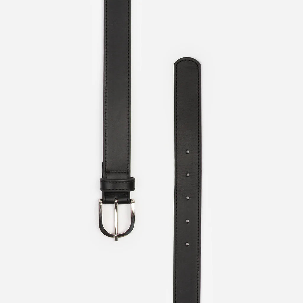 The Accent Belt - Black & Sliver