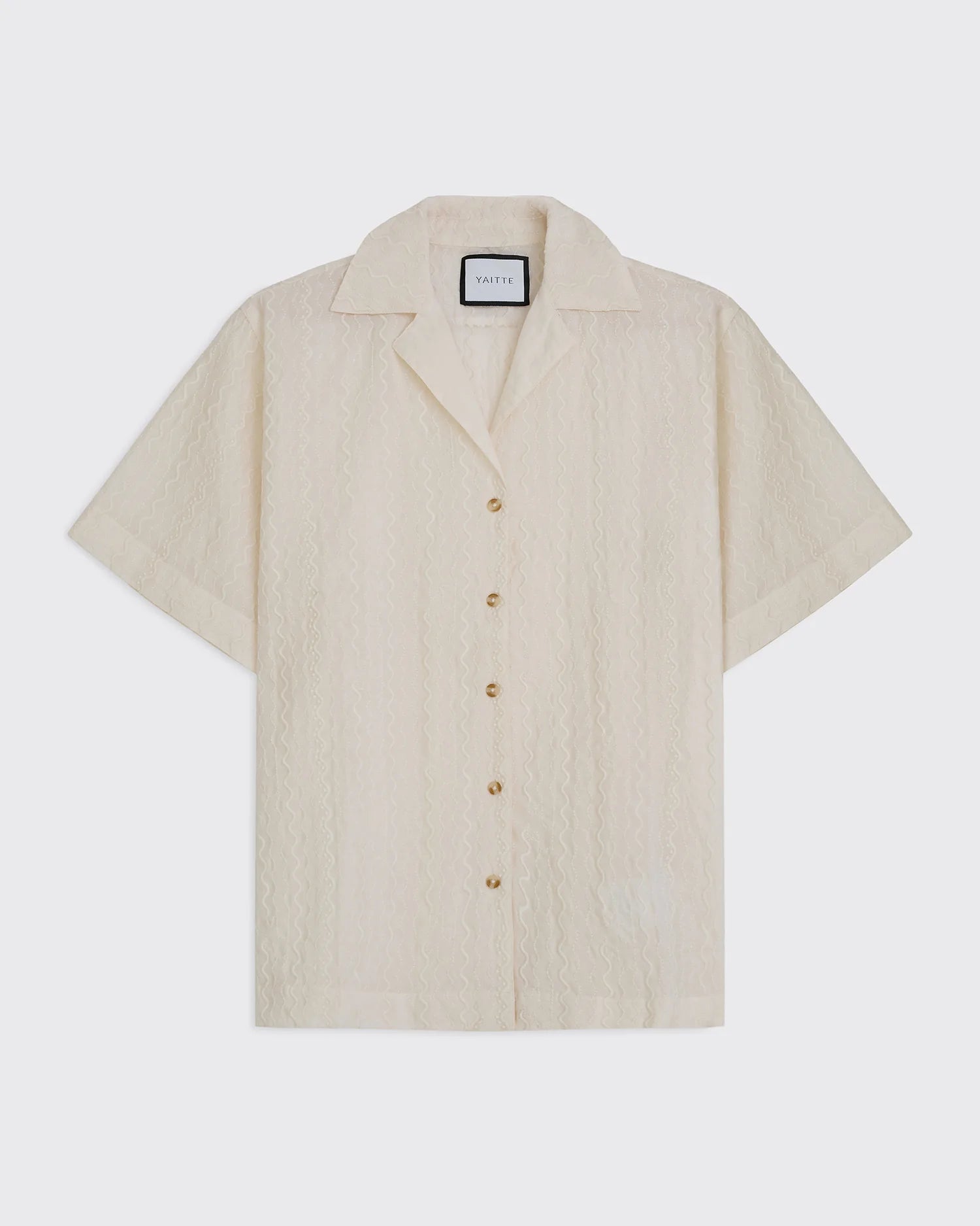 Bondi Shirt - Ivory Embroidered