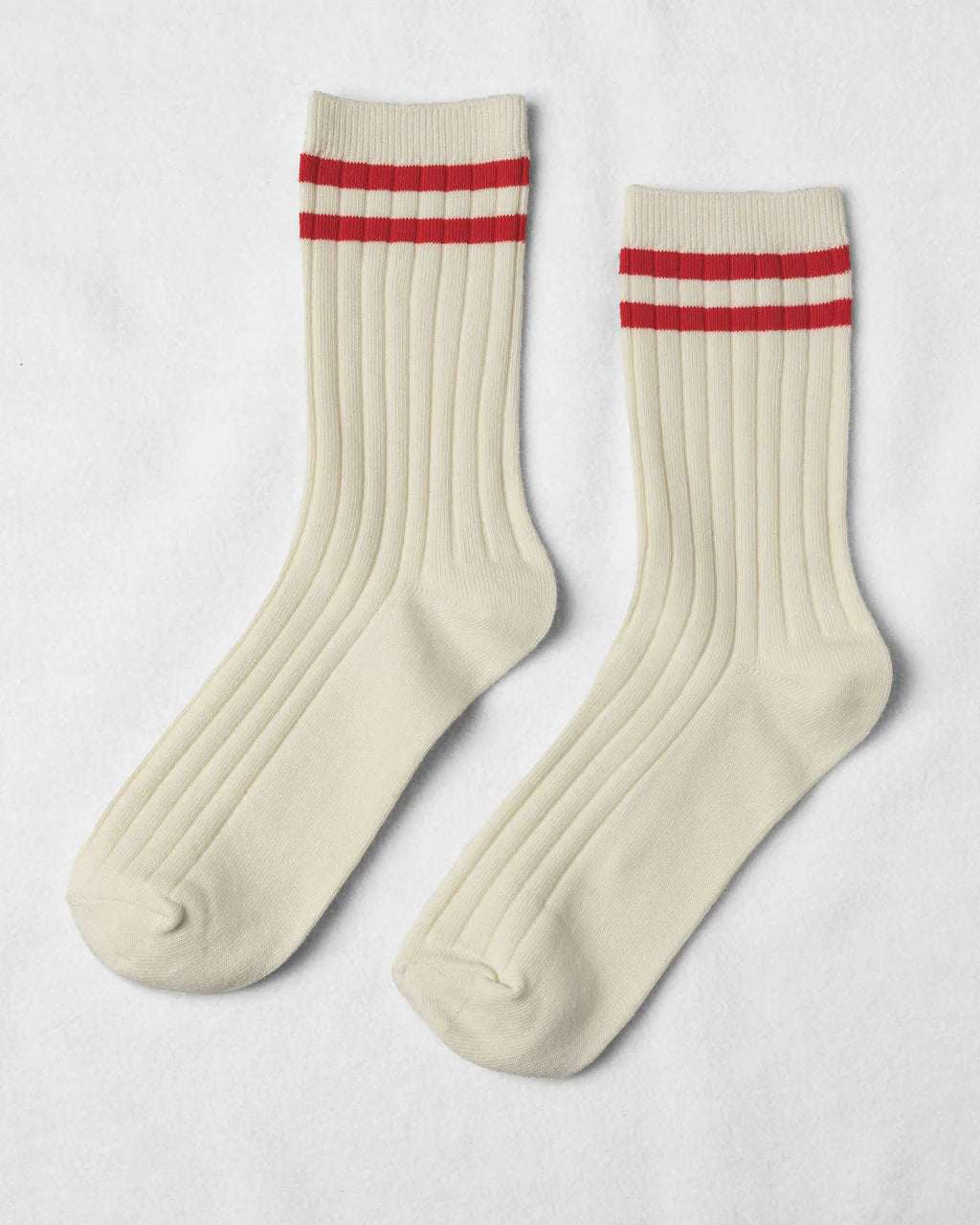Academy Socks - Cardinal Stripe