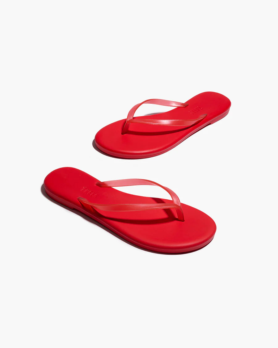 Aqua Flips Flops - Sol Red