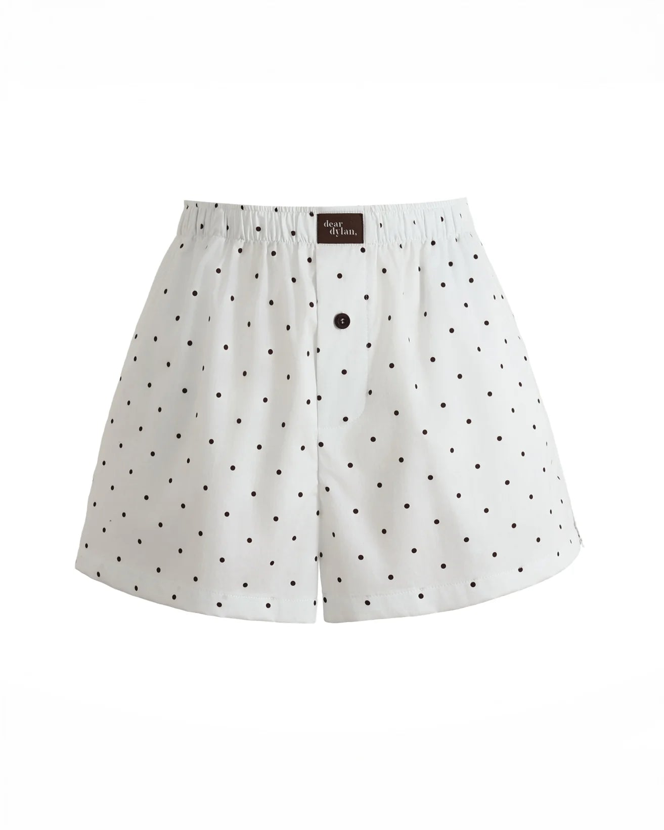 Dear Dylan 100% cotton boxer shorts in Sakura with signature logo waistband and deep pockets.