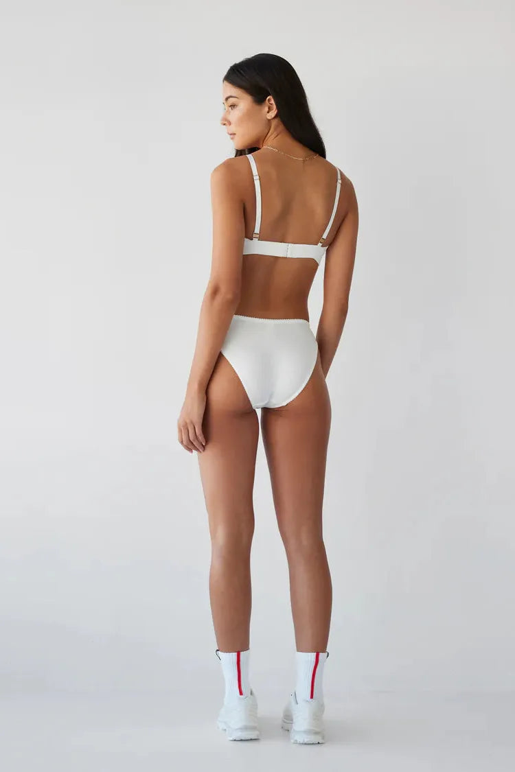 Organic Bralette - Blanc