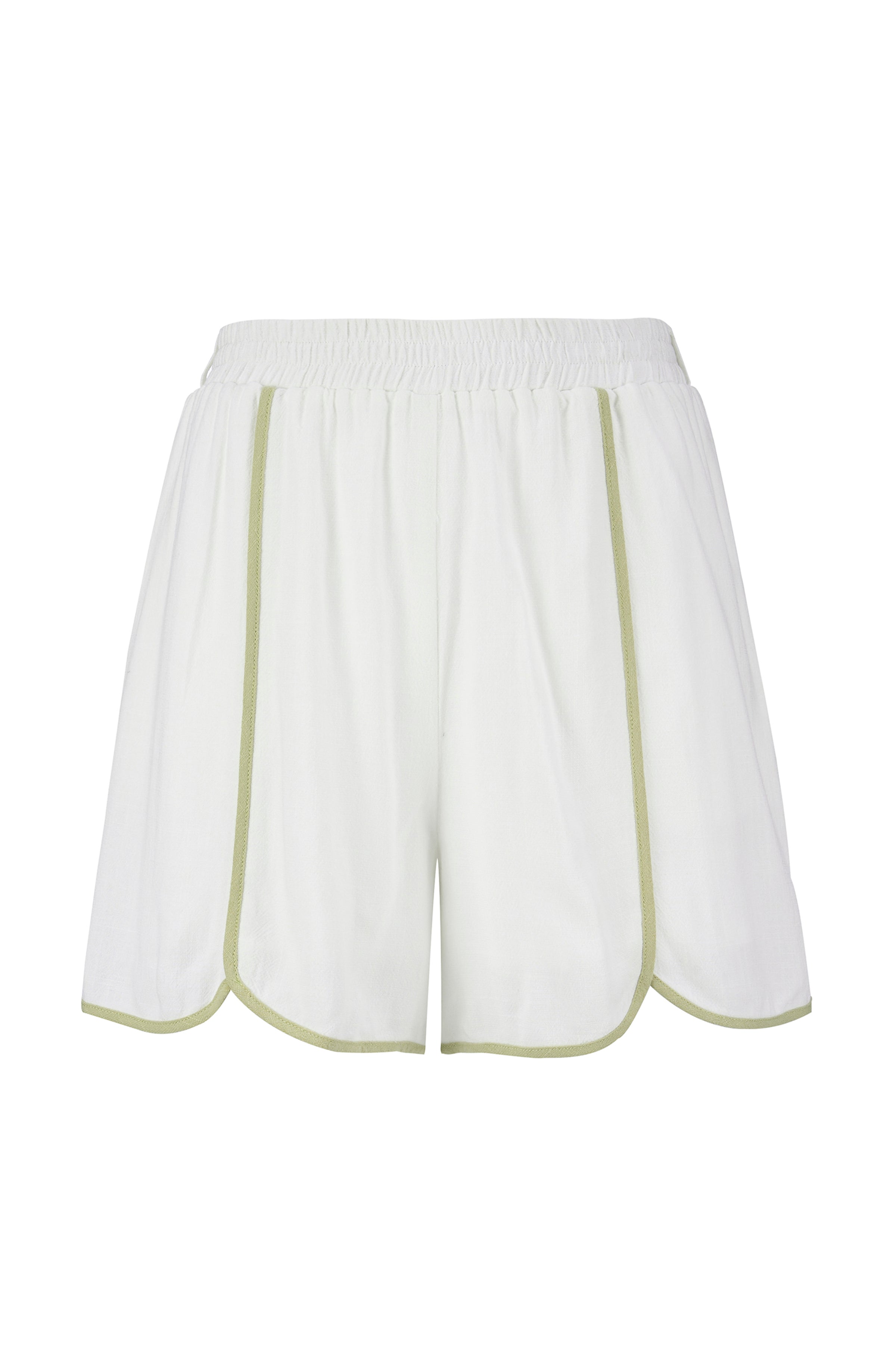 The Joelle Shorts - Cream Pistachio