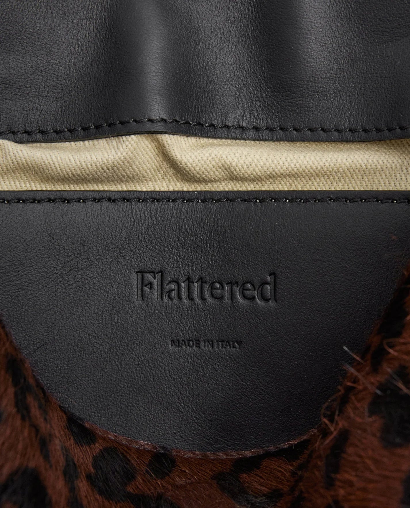 Hanna Mini Bag Leather Hair Leo