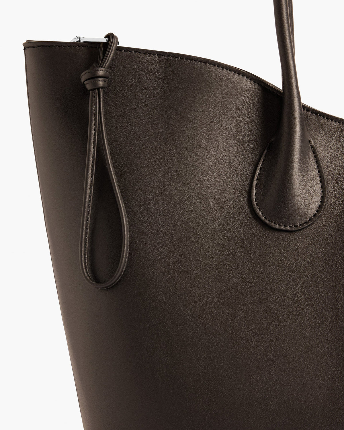 Gaia Tote Bag Leather - Chocolate