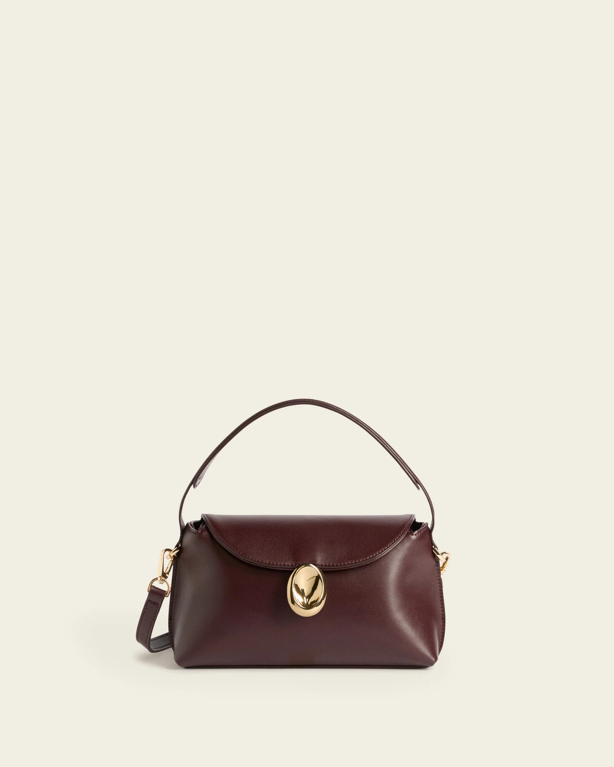 Gaia Mini Bag Leather Burgundy