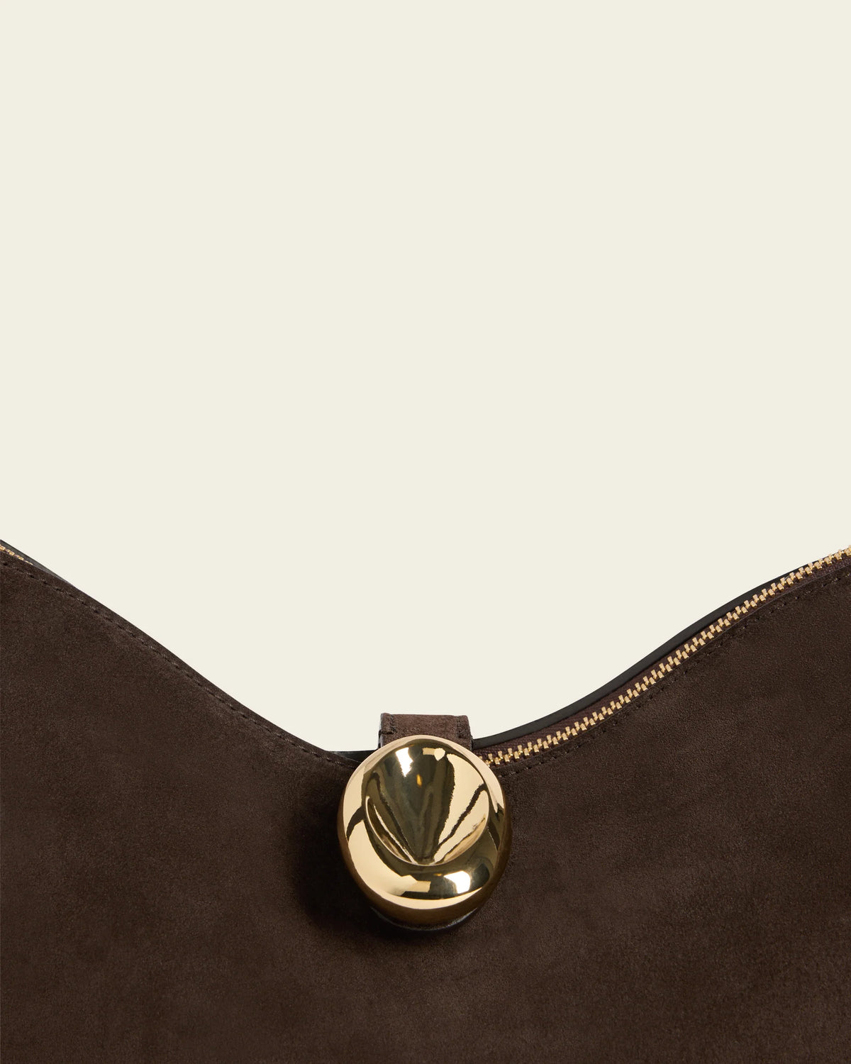 Gaia Handbag Suede Chocolate