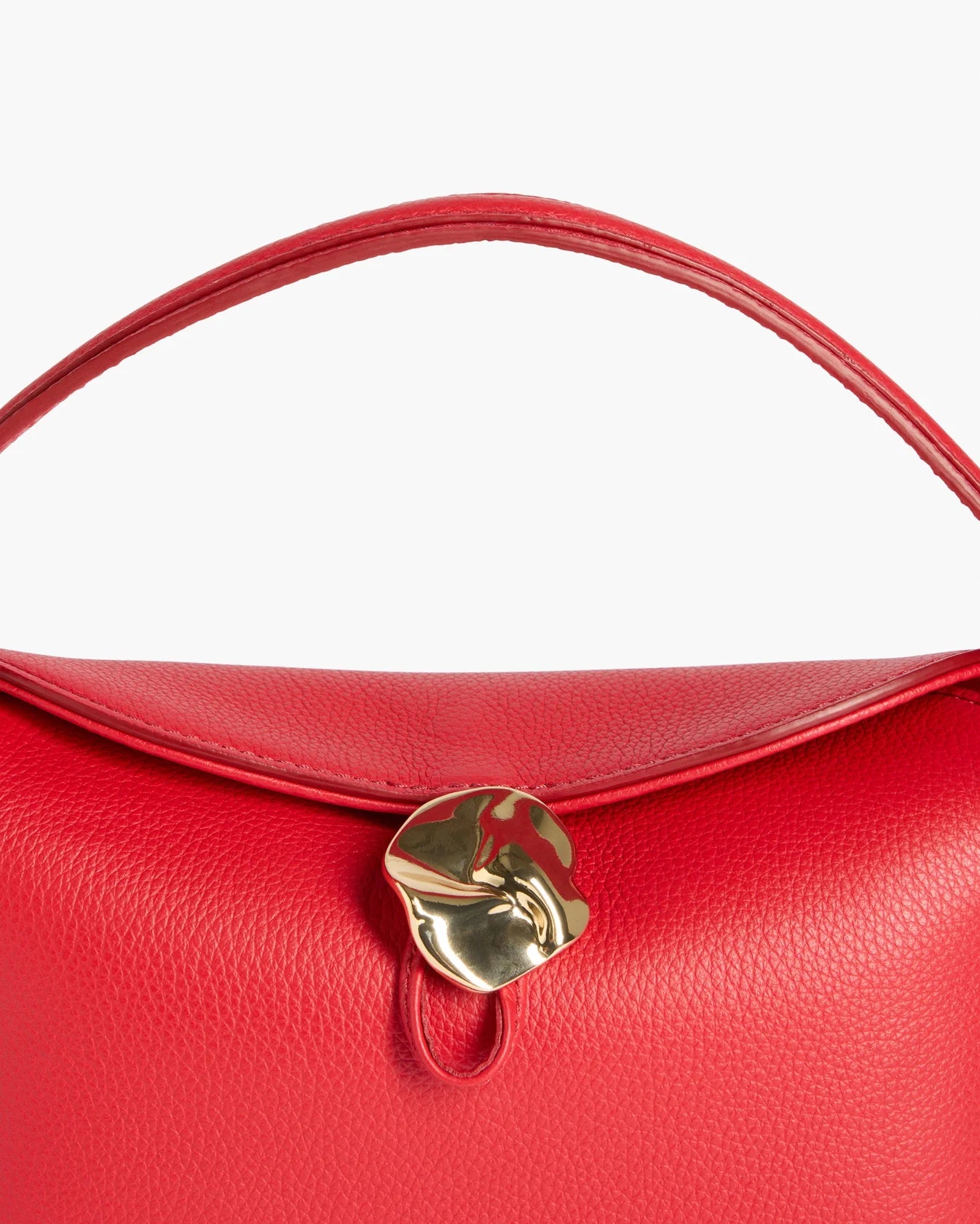 Flattered Hanna Mini Bag - Grained Leather Cherry | Made in Italy