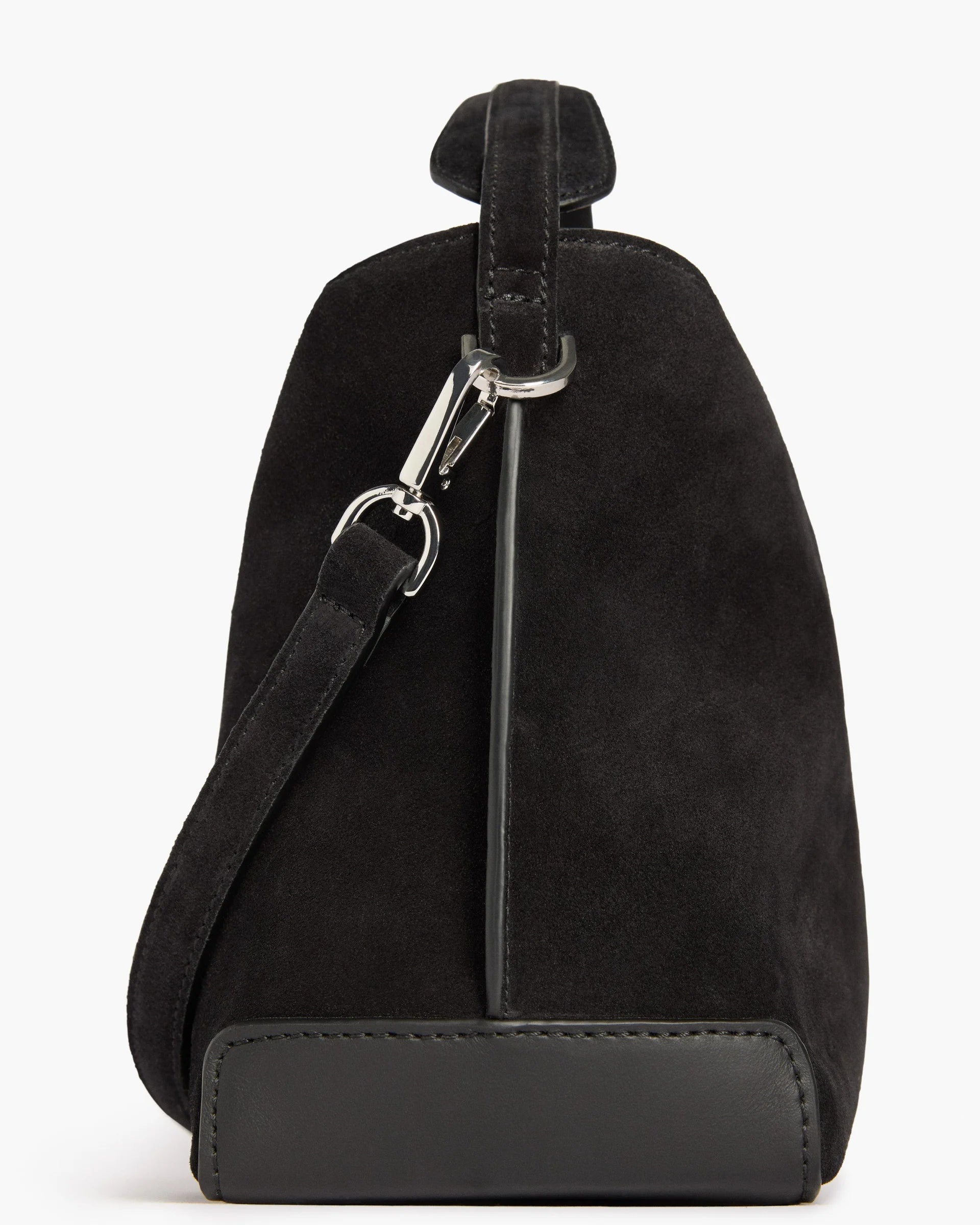 Helia Handbag - Black Suede
