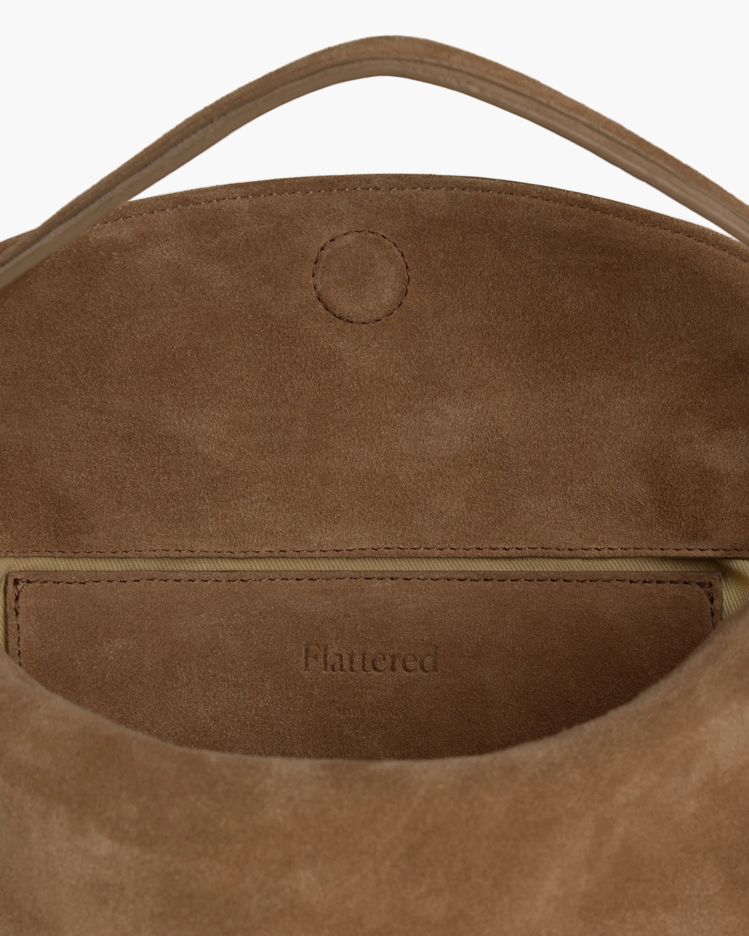 Hera Handbag Suede - Wet Sand