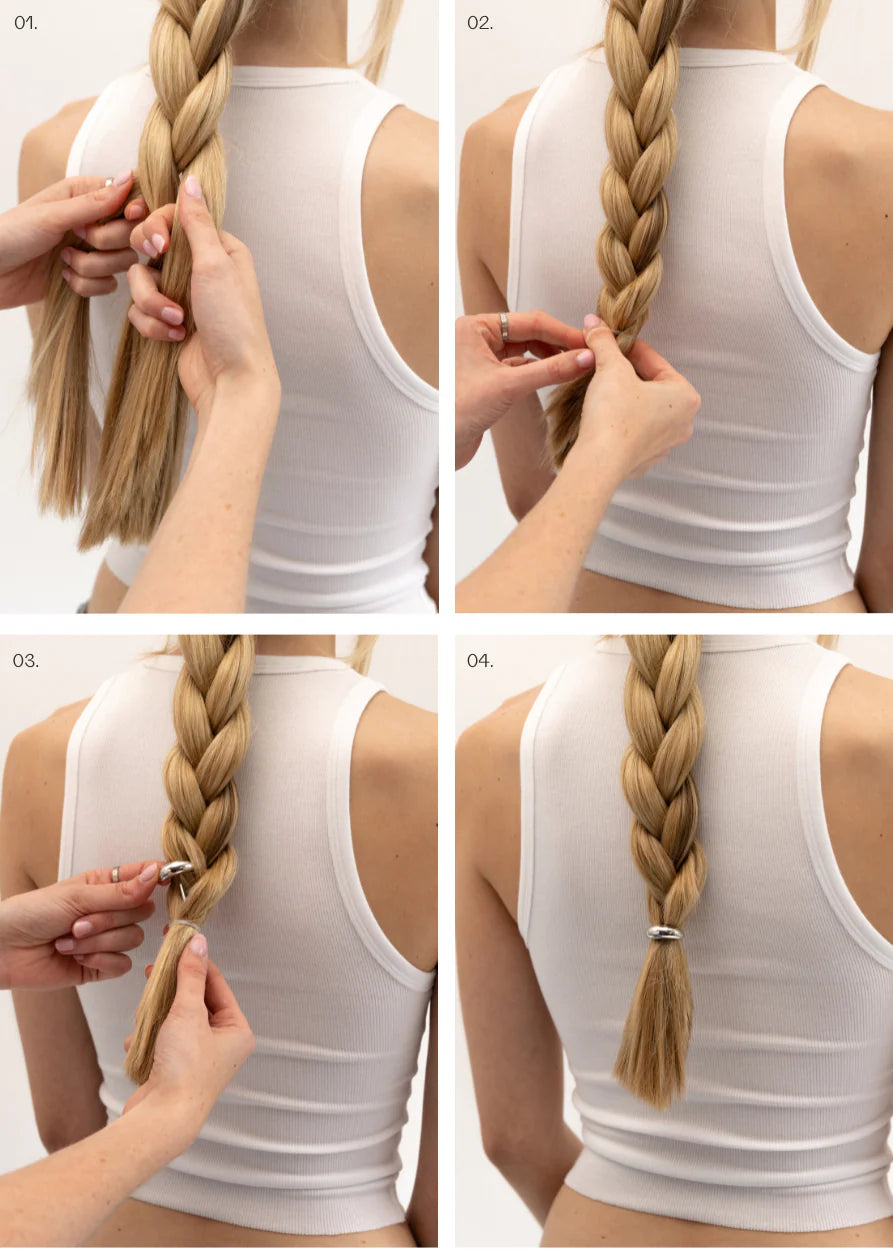 how to use the Kov Essentials Gold Hair Cuffs