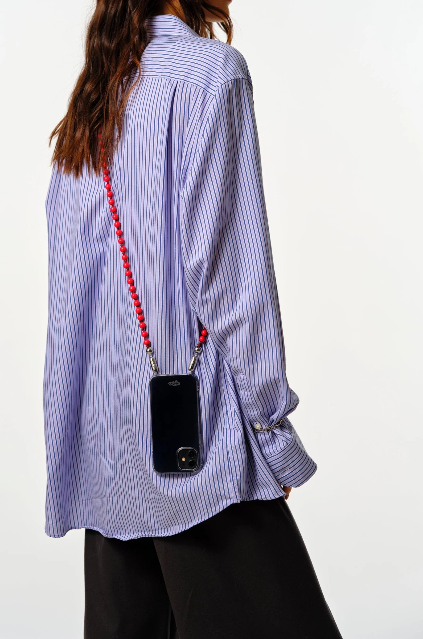 Wood Crossbody - Red