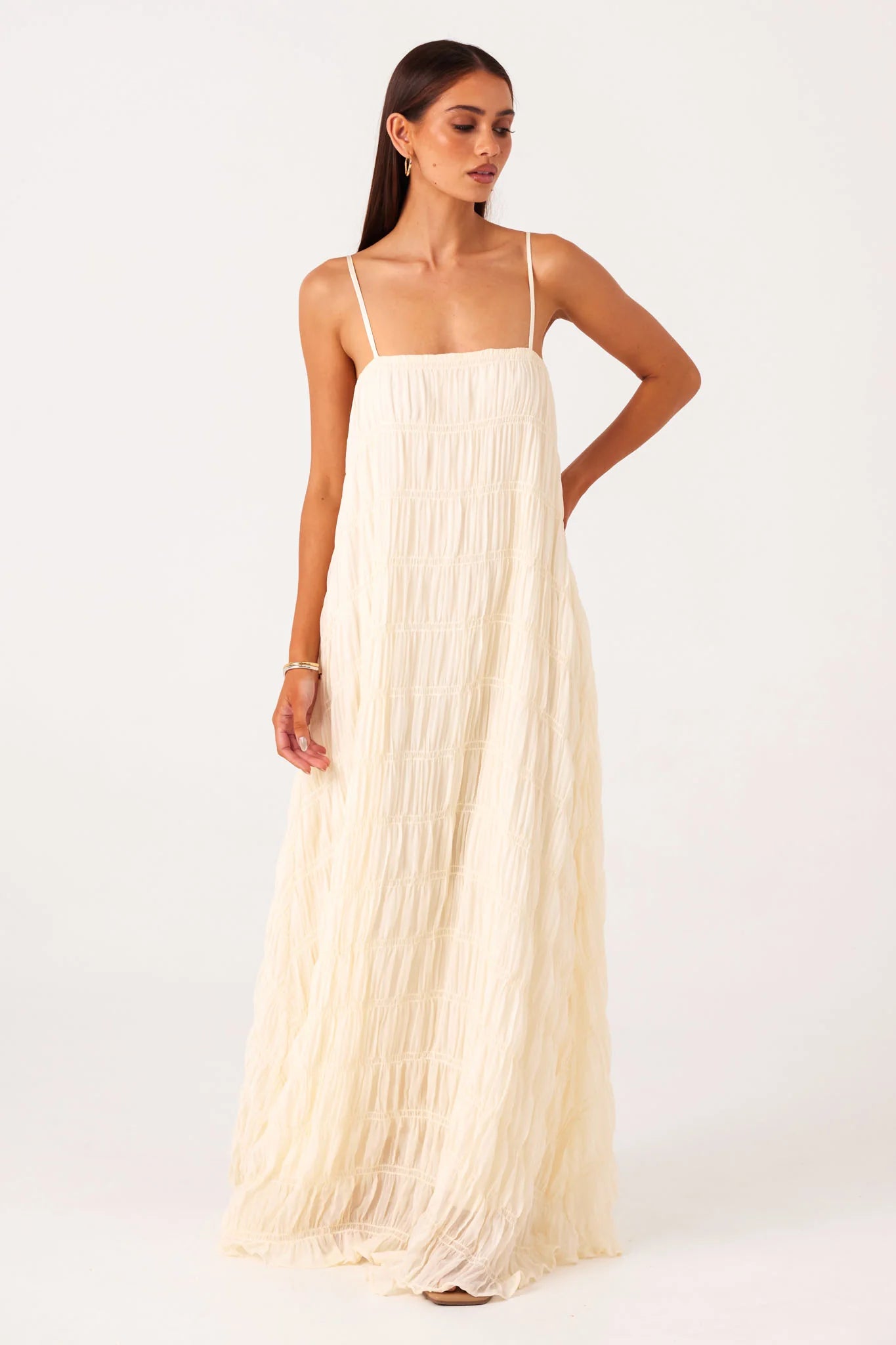 Louisiana Maxi Dress - Shell