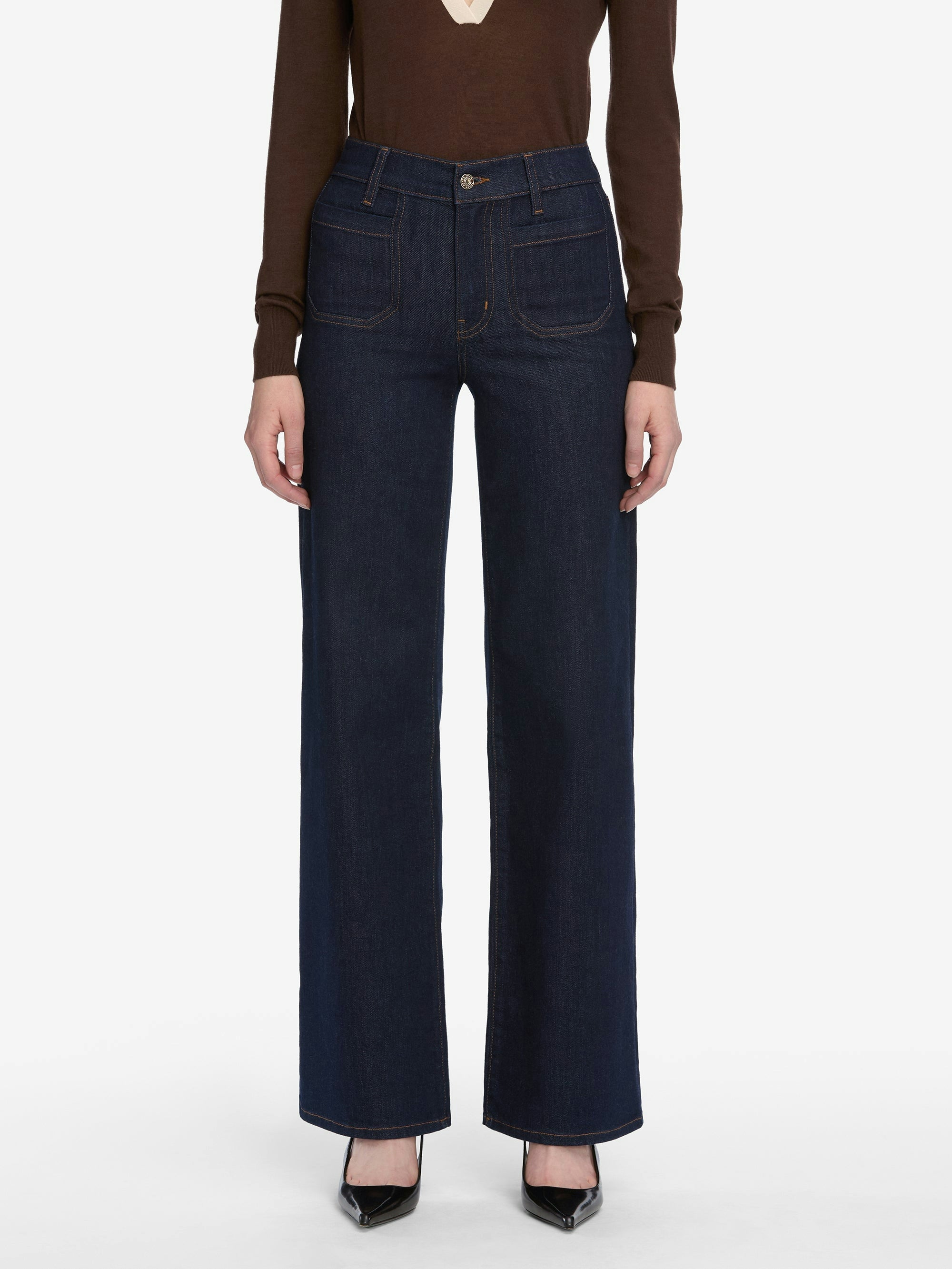 Le Slim Palazzo Modernist Pocket - Rinse