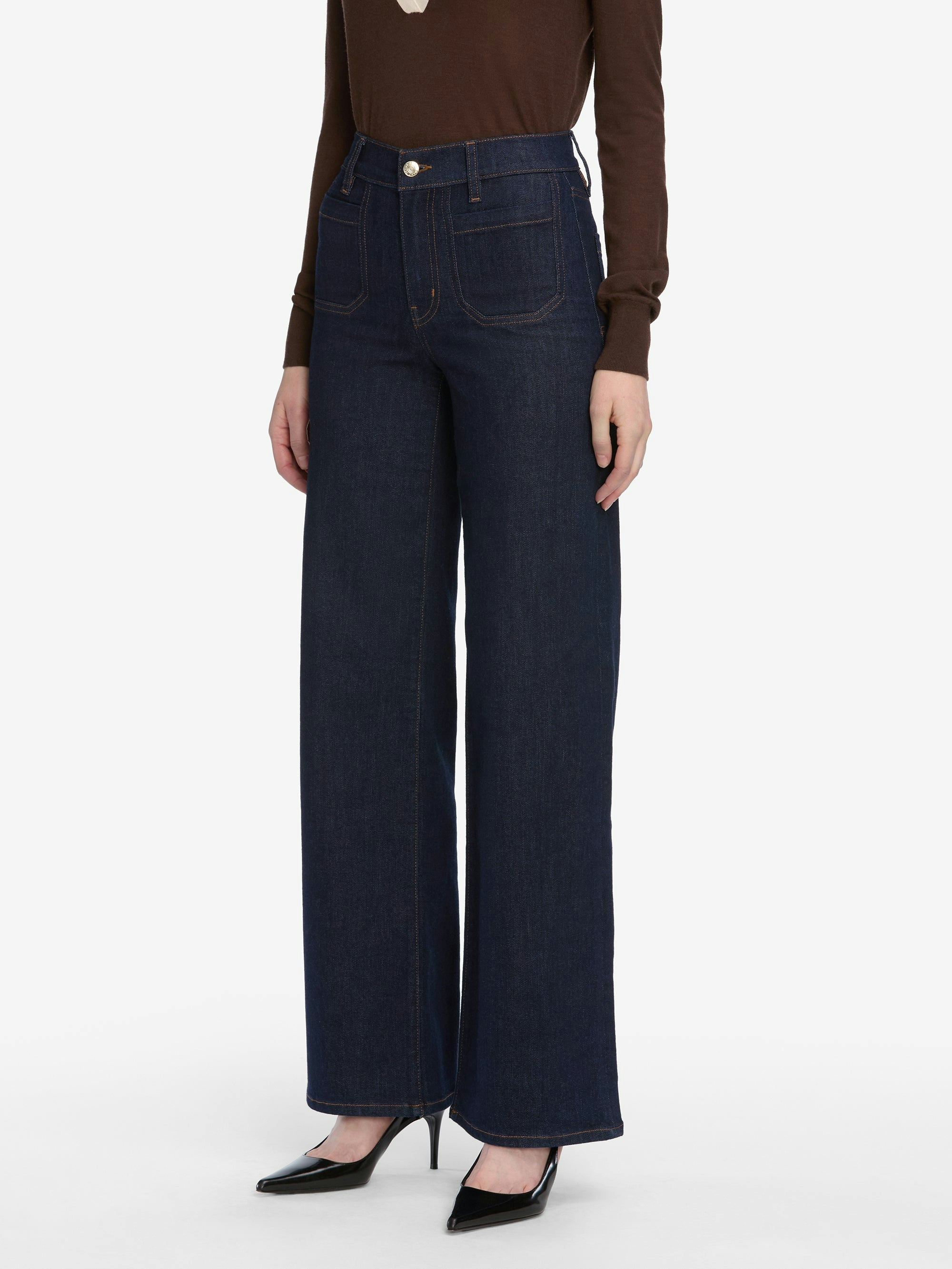 Le Slim Palazzo Modernist Pocket - Rinse