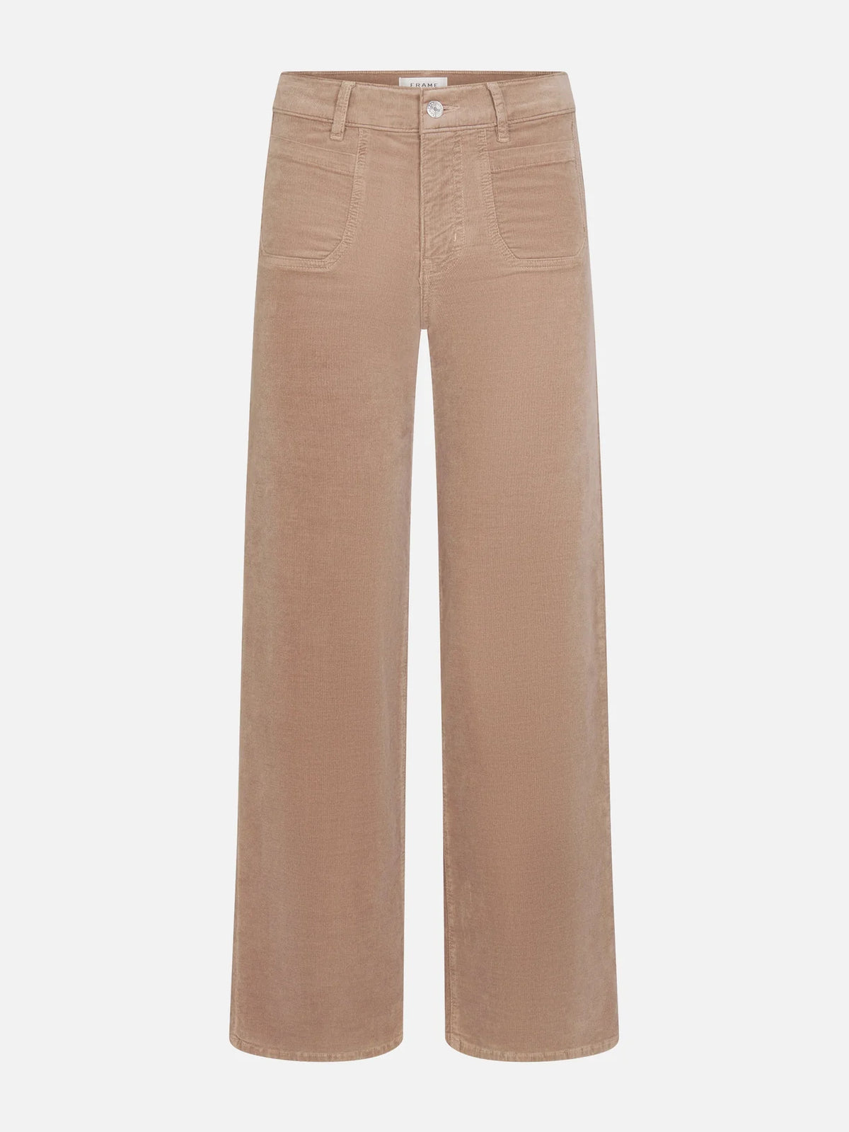 Le Slim Palazzo Modernist Pocket Corduroy - Soft Taupe