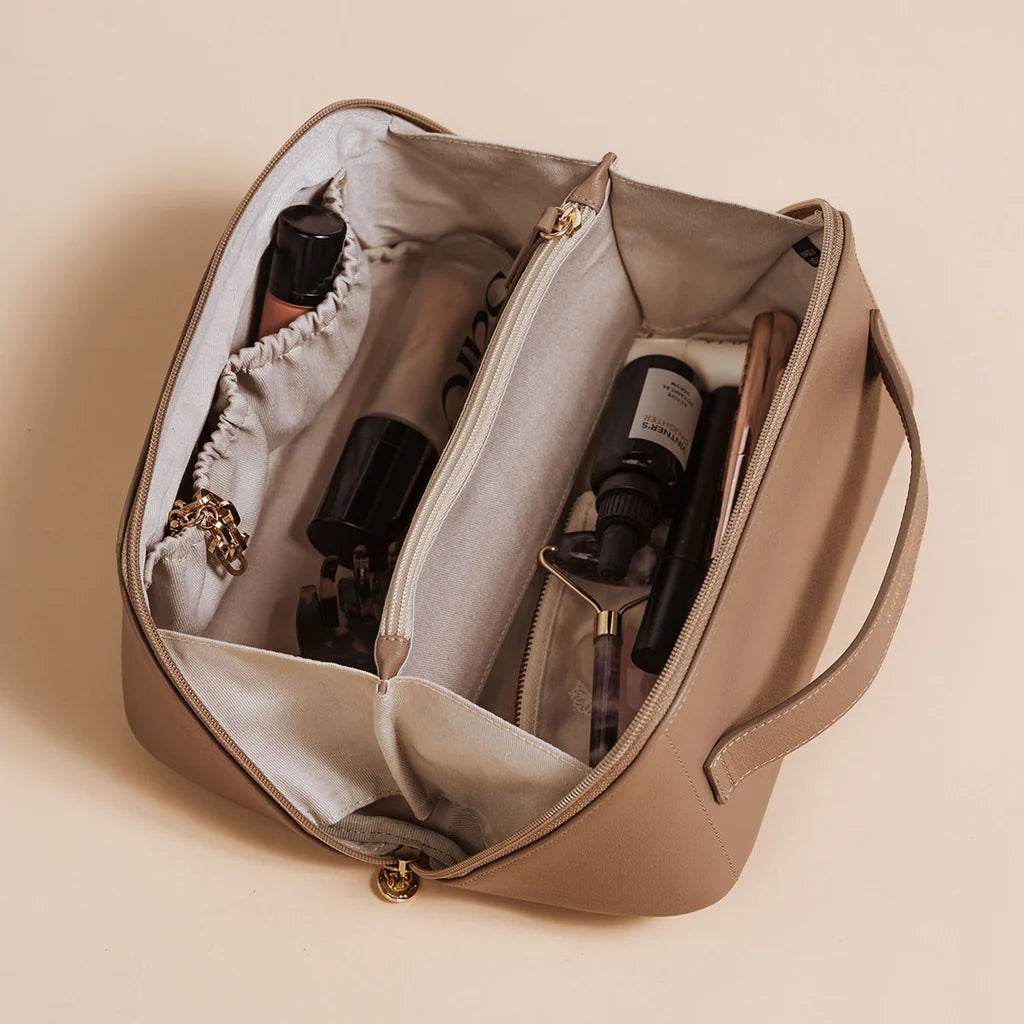 The Cosmetic Case Large - Biscotti