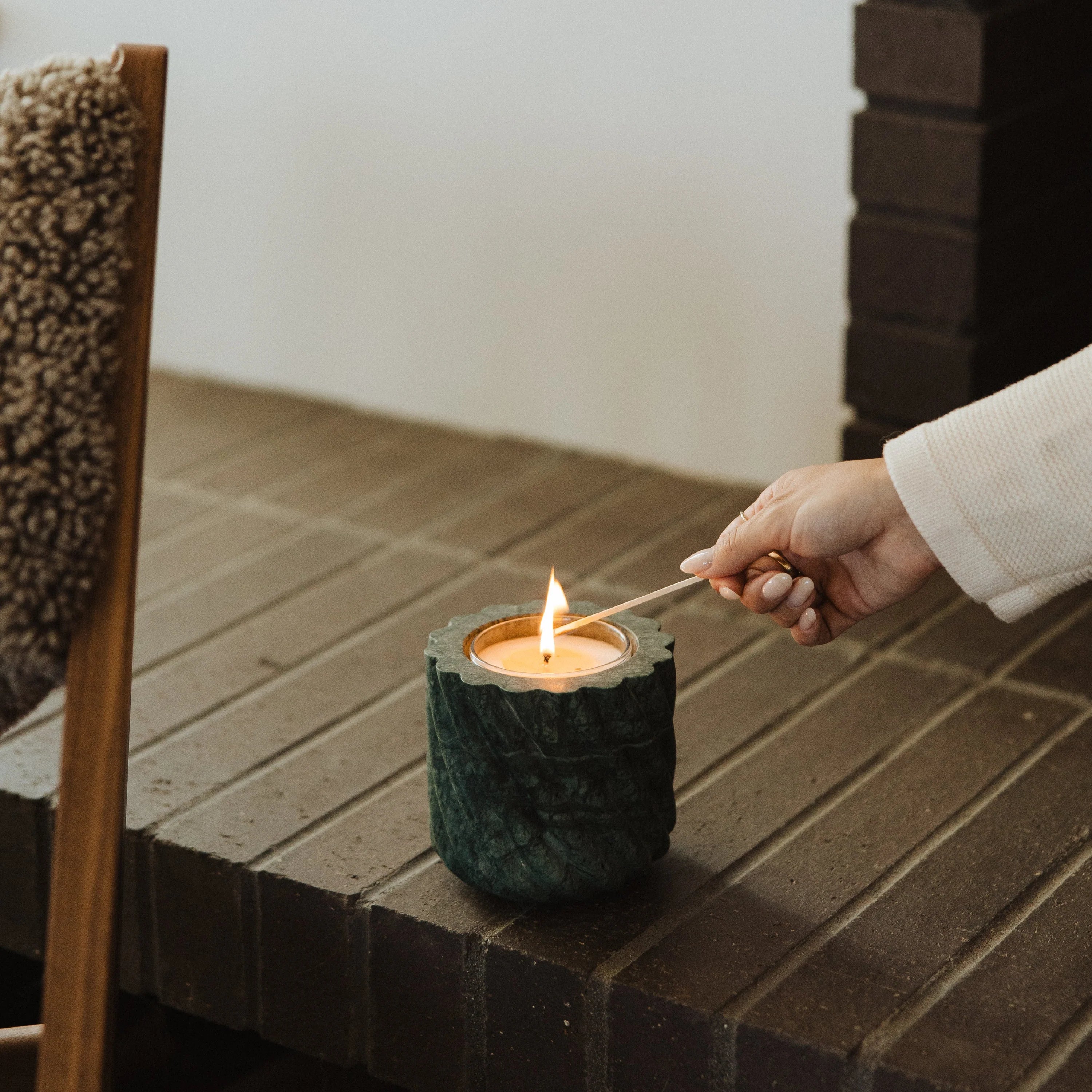 Emerald Green Marble Vessel