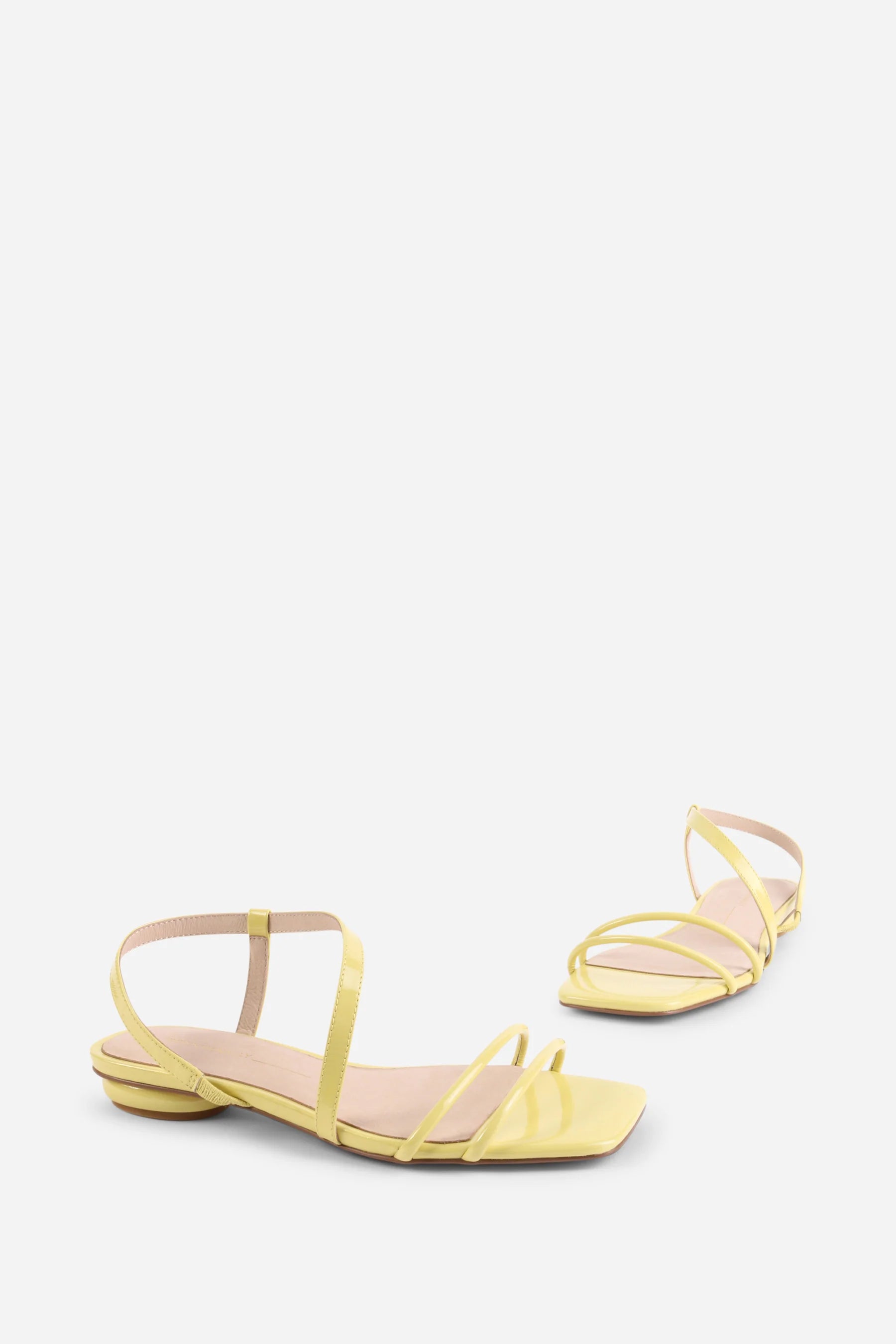 Nonfiction Flat Sandal - Lemon