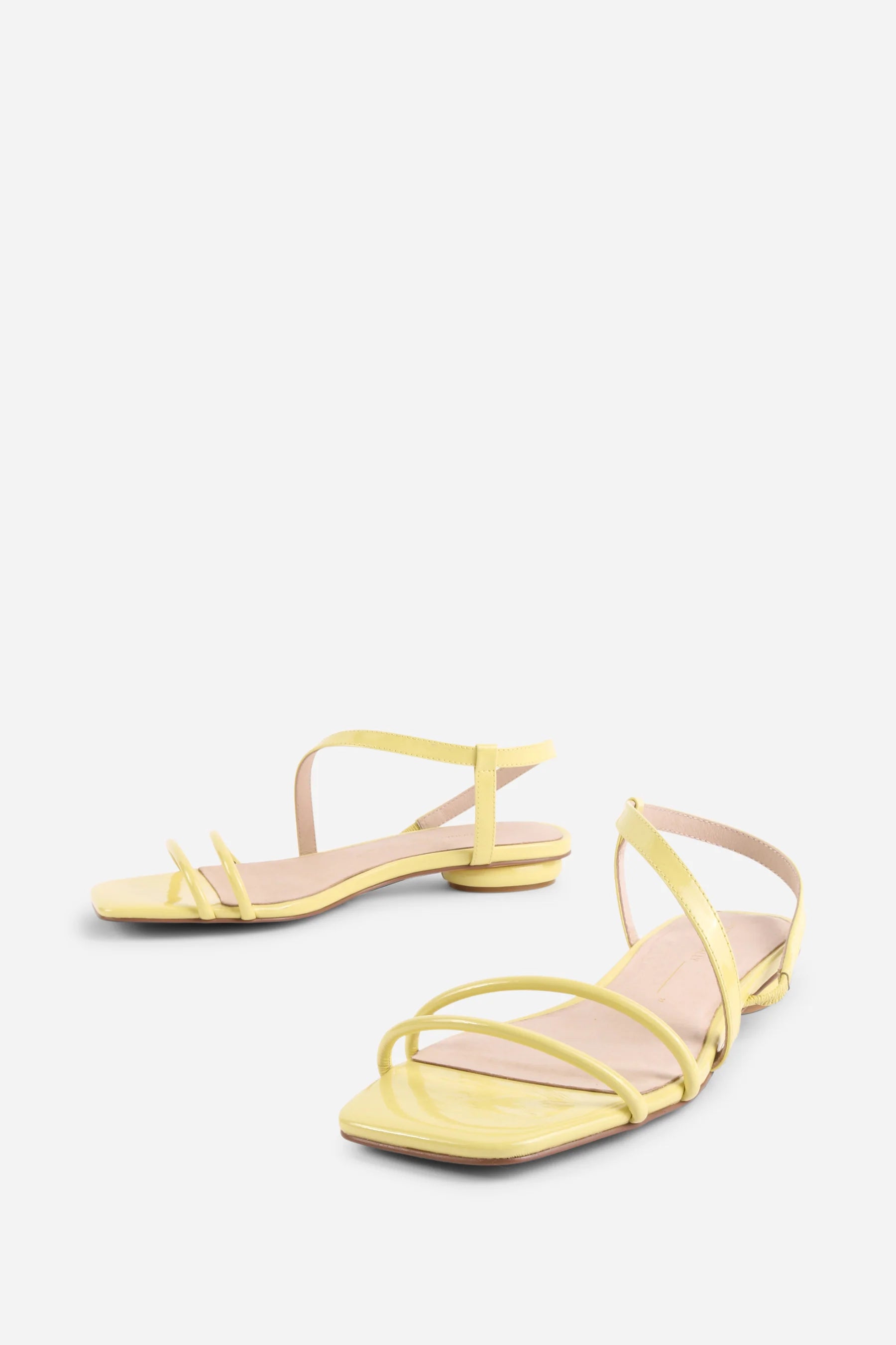 Nonfiction Flat Sandal - Lemon