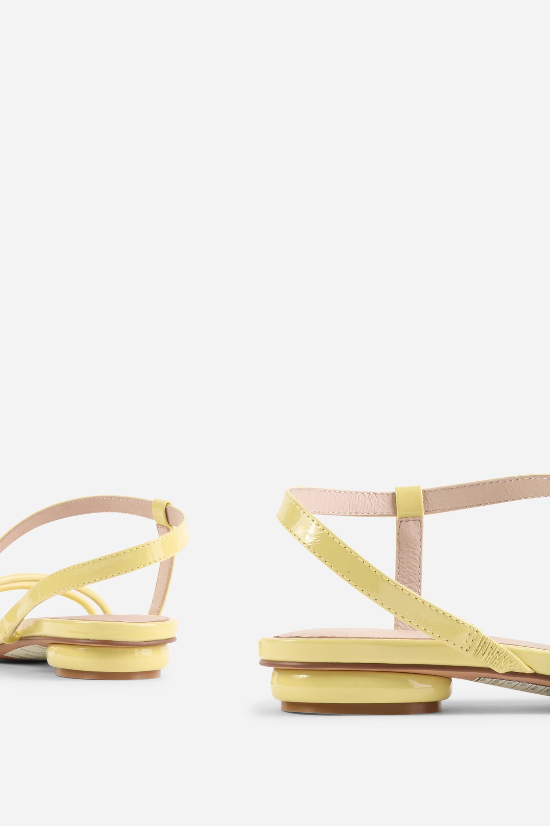 Nonfiction Flat Sandal - Lemon