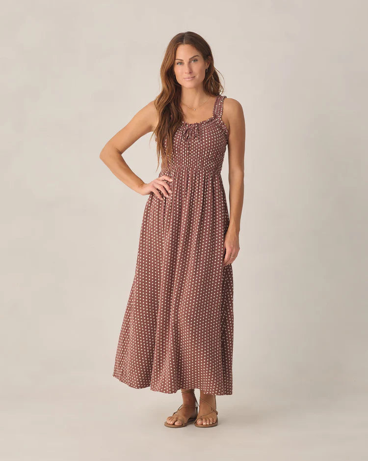 Jane Dress - Chocolate Polka Dot