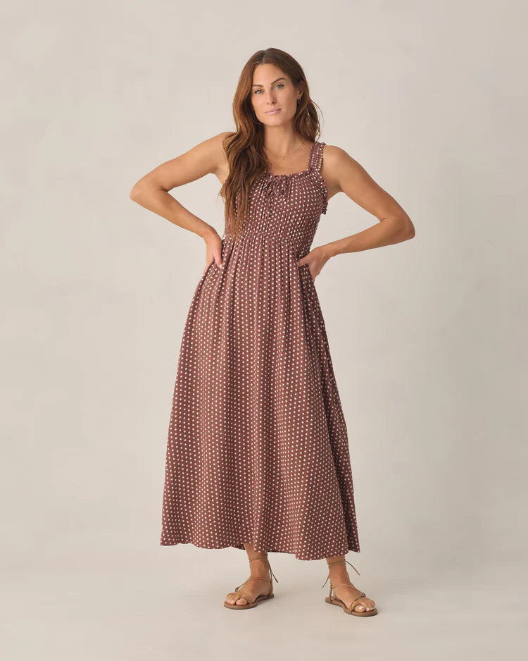 Jane Dress - Chocolate Polka Dot