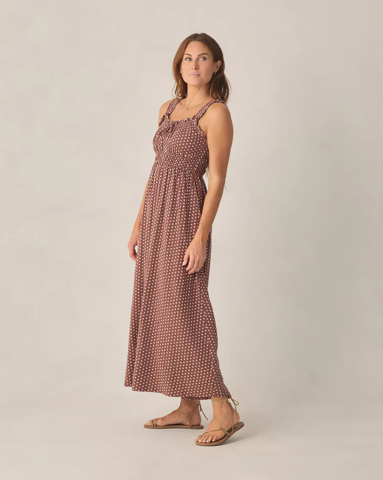 Jane Dress - Chocolate Polka Dot