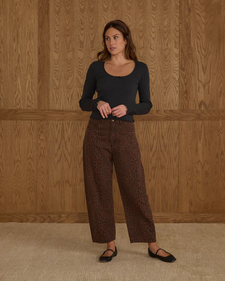 Barrel Denim - Leopard