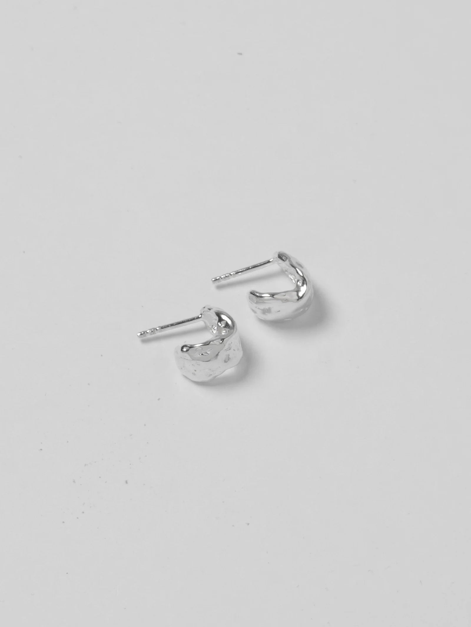Small Roden Hoops - Sliver