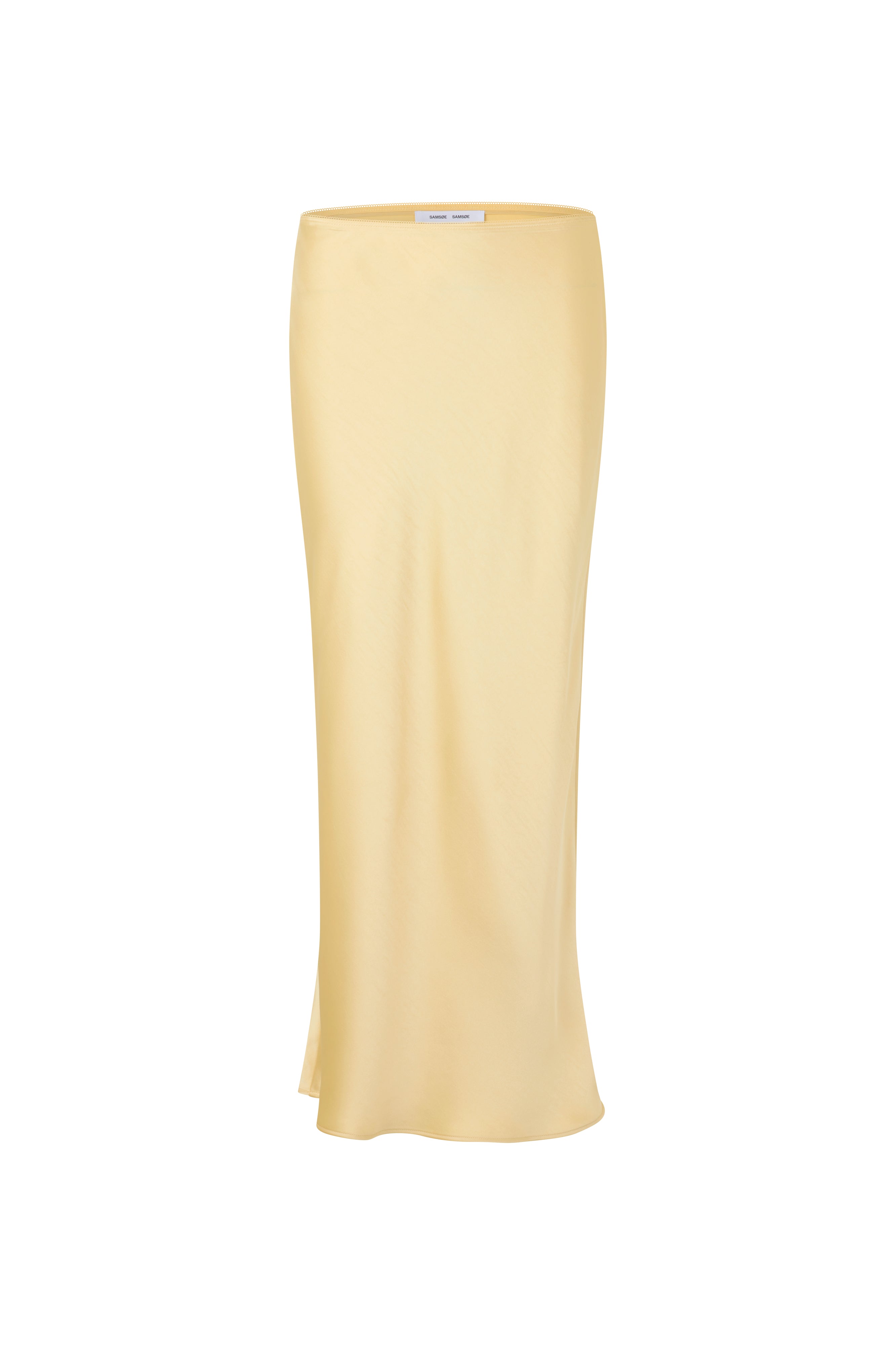 Maxi Satin yellow skirt