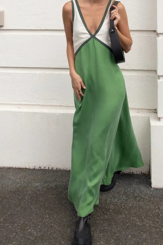 The Naomi Dress - Sage Green